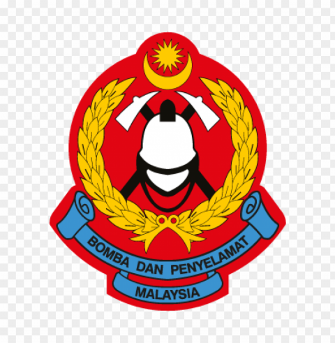 jabatan bomba dan penyelamat malaysia vector logo PNG transparent pictures for projects
