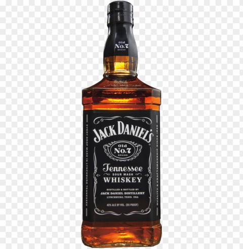 jack daniels old no 7 brand tennessee sour mash whiskey - jack daniels 1 lt PNG images with transparent canvas comprehensive compilation