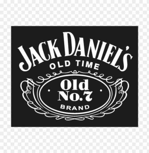 jack daniels old time vector logo free Transparent Background Isolated PNG Art