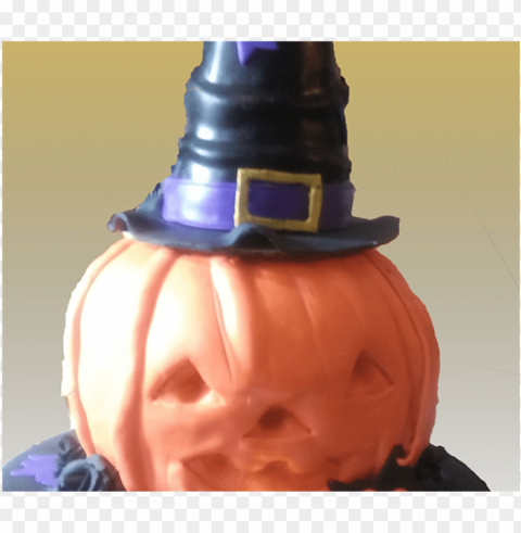 jack o lantern cake with witches hat - figurine PNG transparent elements compilation