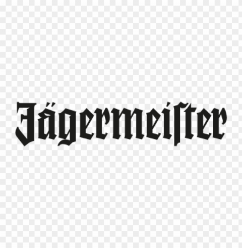 jagermeister black vector logo free PNG with no background required