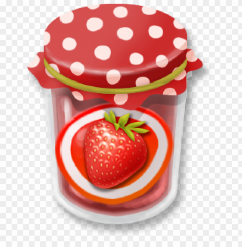 jam food clear background Isolated Illustration in Transparent PNG
