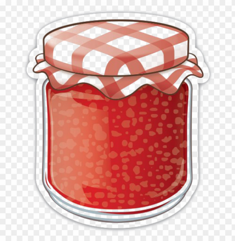 jam food free PNG Illustration Isolated on Transparent Backdrop