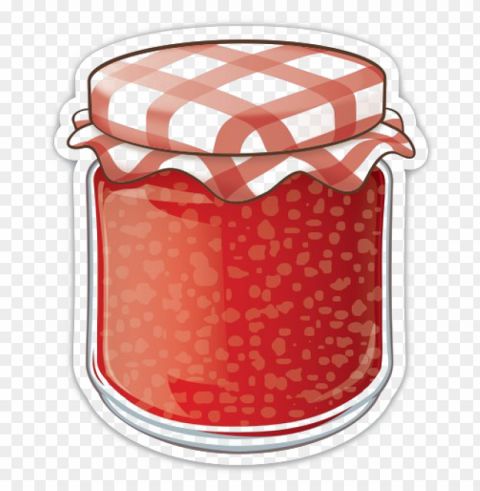 Jam Food Free PNG Illustration Isolated On Transparent Backdrop