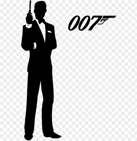 james bond 007 logo - james bond 007 Transparent Background Isolated PNG Item