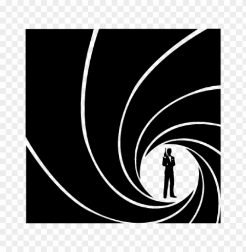 james bond vector logo download free PNG with Isolated Object and Transparency