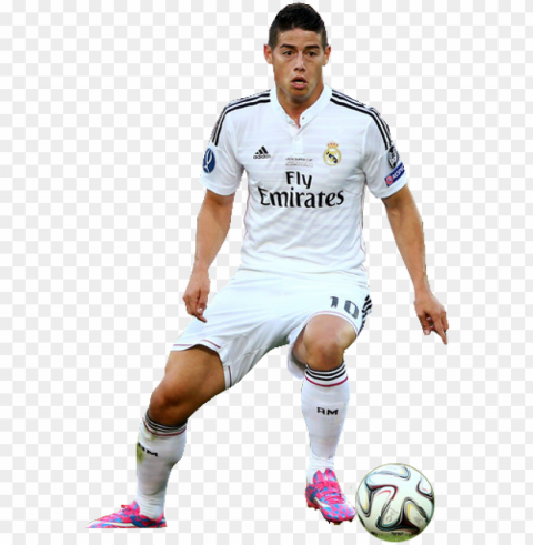 james rodriguez - soccer player Transparent Background Isolation in PNG Image