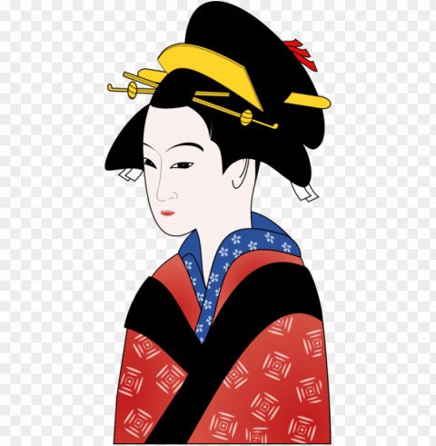 japanese clothing kimono drawing art - geisha i love japan culture t shirt tees PNG icons with transparency PNG transparent with Clear Background ID f9c38d02