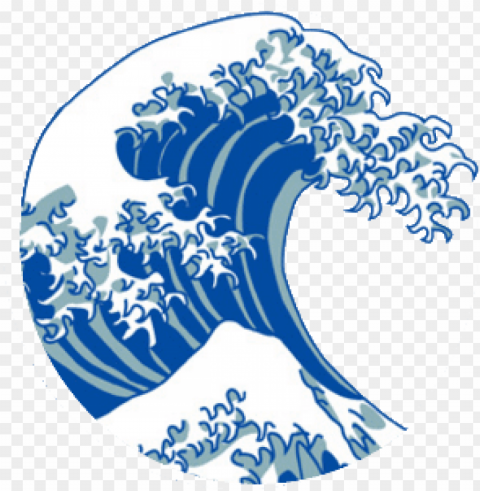 japanese wave - great wave off kanagawa PNG files with clear background
