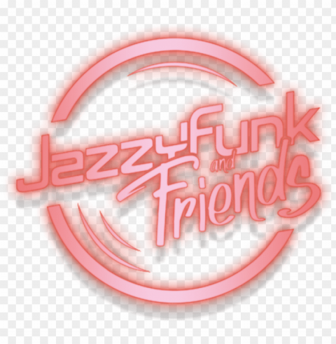 jazyfunk & friends logo - illustratio Isolated Graphic Element in Transparent PNG