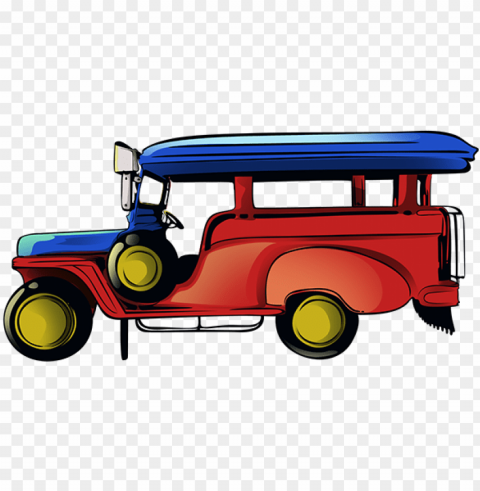 jeep clipart jeepney philippine - jeepney clipart side view Transparent PNG Isolated Design Element