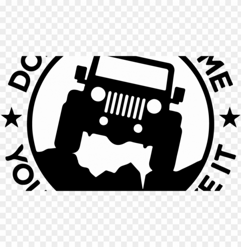 jeep don t follow me Transparent Background Isolation in PNG Image