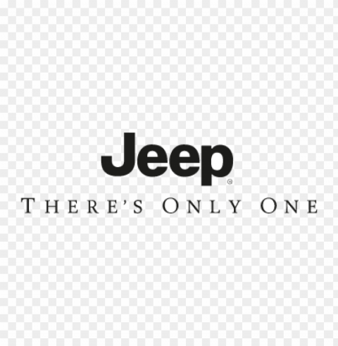 jeep theres only once vector logo PNG images with clear backgrounds