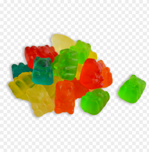 jelly candies food PNG transparent design diverse assortment