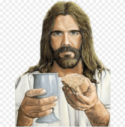 jesus bread - breaking bread meme Free PNG images with transparent background