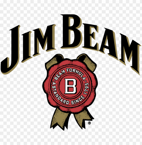 jim beam logo - jim beam whiskey logo HighQuality Transparent PNG Isolated Element Detail