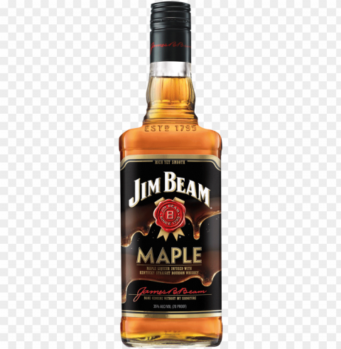 jim beam maple kentucky straight bourbon whiskey - jim beam maple bourbo Transparent PNG images for graphic design