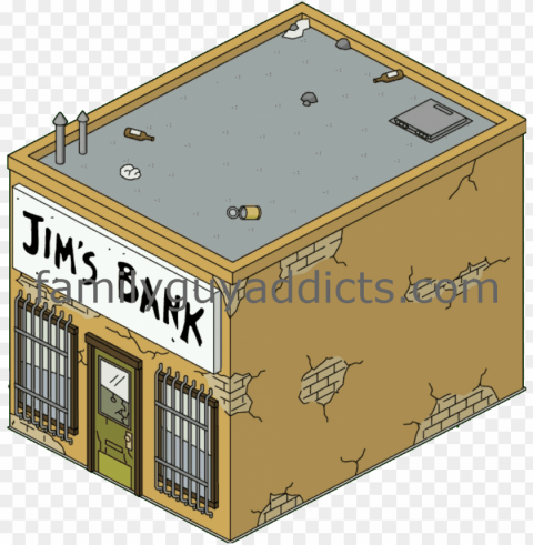 jim's bank - illustratio Transparent Background PNG Isolated Icon