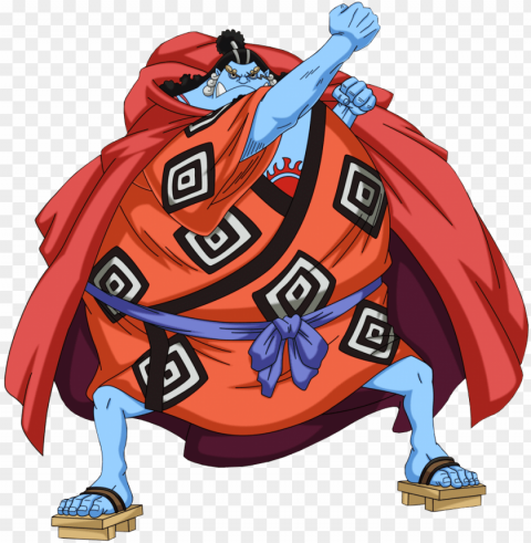 Jinbe - Jinbei One Piece Transparent Isolated Artwork On Clear Background PNG