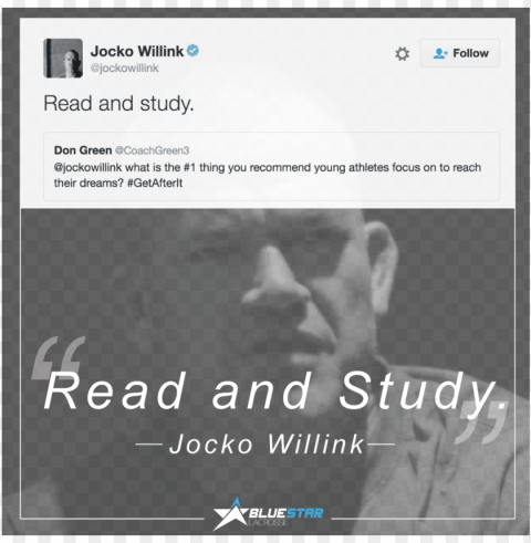 jocko willink questions from don green blue star lacrosse - jocko willink quotes on discipline PNG for online use