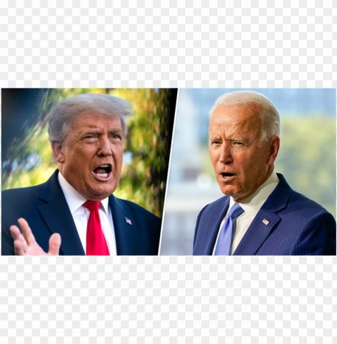 joe biden vs trump PNG files with alpha channel