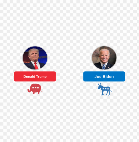 joe biden vs trump PNG files with clear backdrop assortment PNG transparent with Clear Background ID 4566c365