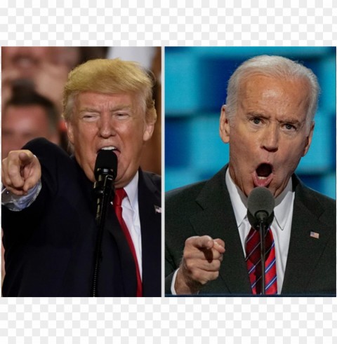 joe biden vs trump PNG files with clear background