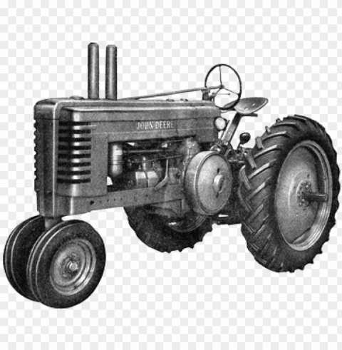 john deere model a tractor - old tractor PNG images with transparent layering