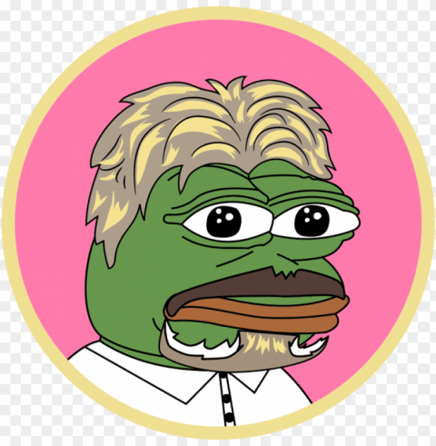 john mcafee pepe - ultimatezen no Isolated Graphic in Transparent PNG Format