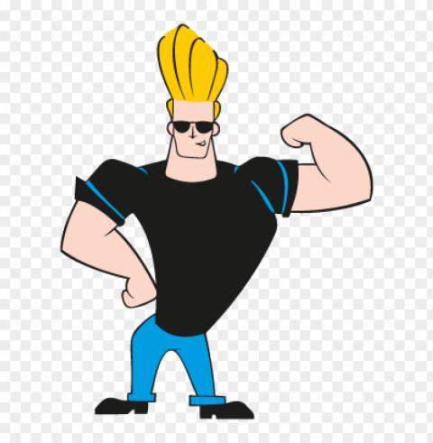 johnny bravo eps vector logo free PNG transparent elements package