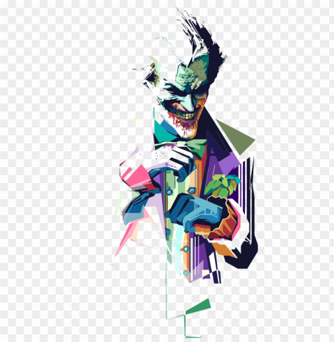 joker heath ledger illustration artwork Transparent image