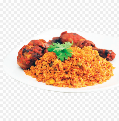 jollof-rice - plate of jollof rice PNG images with no background needed