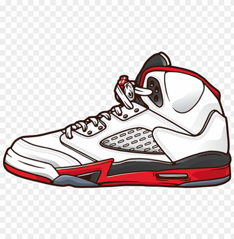 jordan 5 shoes vector kids t shirt for sale by azzam - nike air jordan v HighQuality Transparent PNG Object Isolation