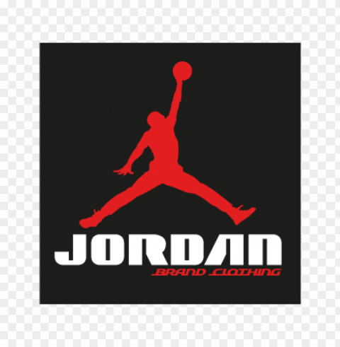 jordan brand clothing vector logo PNG with isolated background