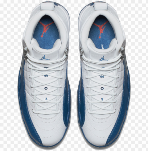 jordan shoe box svg royalty download - french blue 12s inside Free transparent background PNG