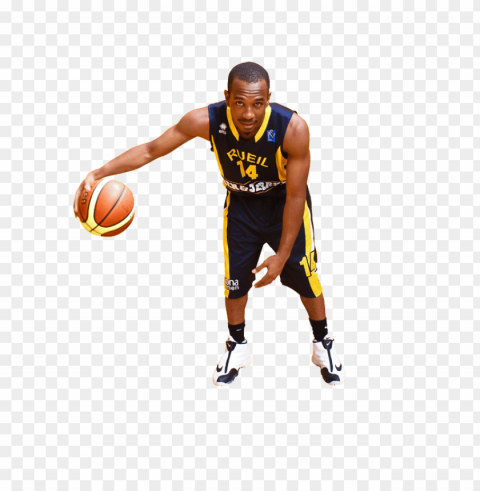 joueur basket Isolated PNG Element with Clear Transparency