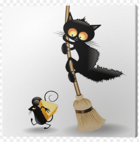 jpg royalty free library cartoon cat scared by - pumpkins and halloween cats vector Isolated Element on HighQuality Transparent PNG