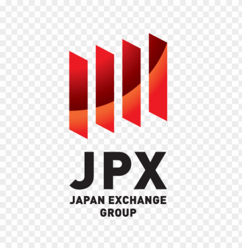 jpx japan exchange group logo vector CleanCut Background Isolated PNG Graphic