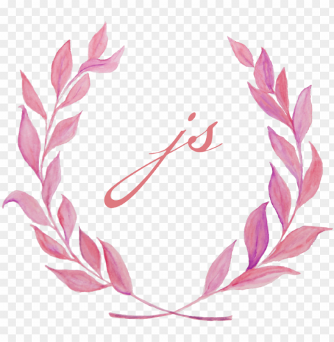 js weddings and events - wedding logo Isolated Design in Transparent Background PNG