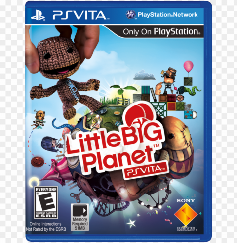 juega crea y comparte sin límites con little big planet Clear Background Isolated PNG Illustration