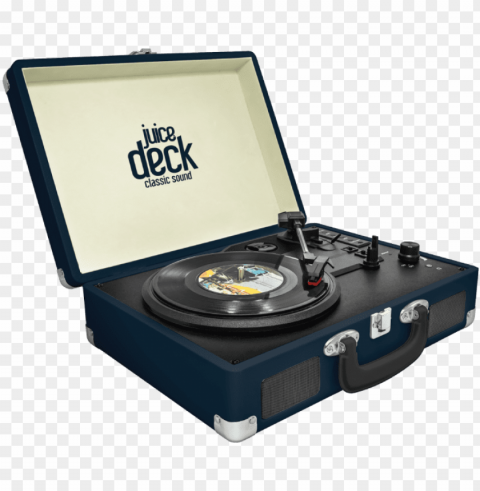 juicesupsup deck vinyl record turntable - juice portable briefcase style turntable - blue 8029520 PNG images with transparent space