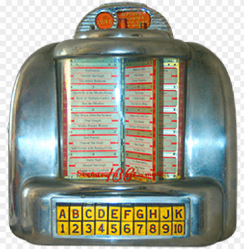 jukebox table remote - jukebox retro PNG for educational projects
