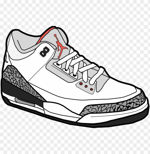 Jumpman Air Jordan Shoe Sneakers Clip Art - Jordan Shoes Cartoo Alpha PNGs