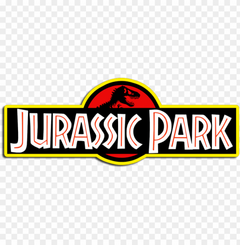 jurassic park image - jurassic park logo movie dinosaur 32x24 print poster Clear Background Isolated PNG Illustration
