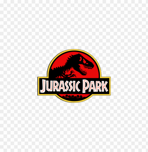 jurassic park logo Isolated Artwork in Transparent PNG
