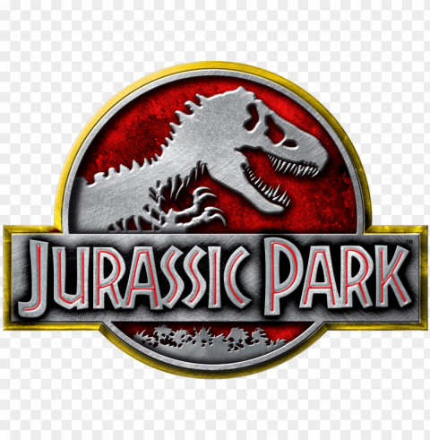 jurassic park logo Isolated Design Element in PNG Format