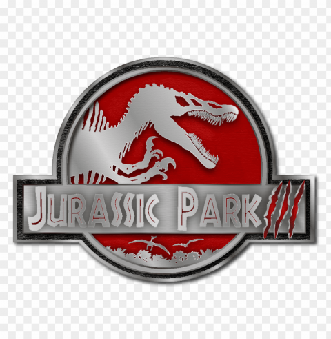 jurassic park logo Isolated Item in Transparent PNG Format