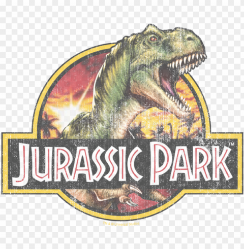 jurassic park retro rex men's crewneck sweatshirt - jurassic world dinosaur jurassic park edible High-definition transparent PNG