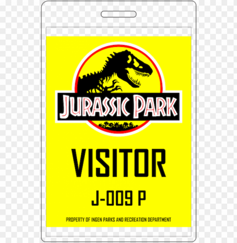 jurassic park visitor badge template - jurassic park logo PNG images alpha transparency