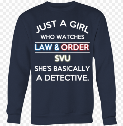 just a girl who watches law and order svu she basically PNG images with high transparency